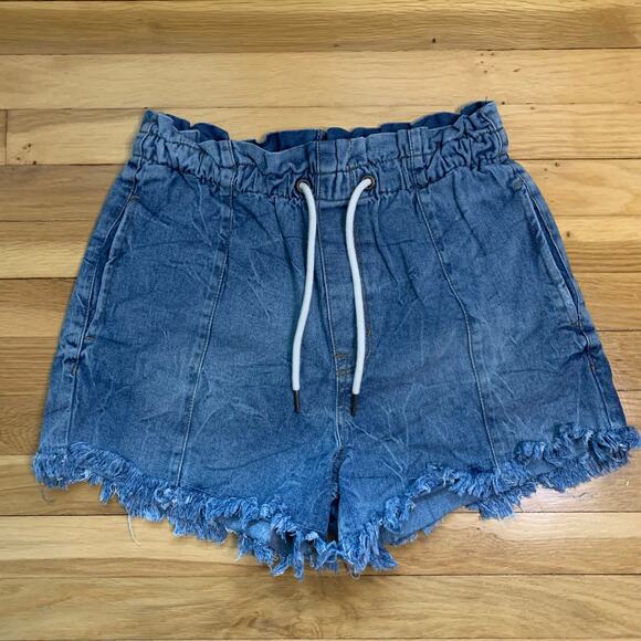 Kensie Jeans True Vintage The High Rise Short Size 8/29 Elastic Waist Jean Short - Picture 1 of 12